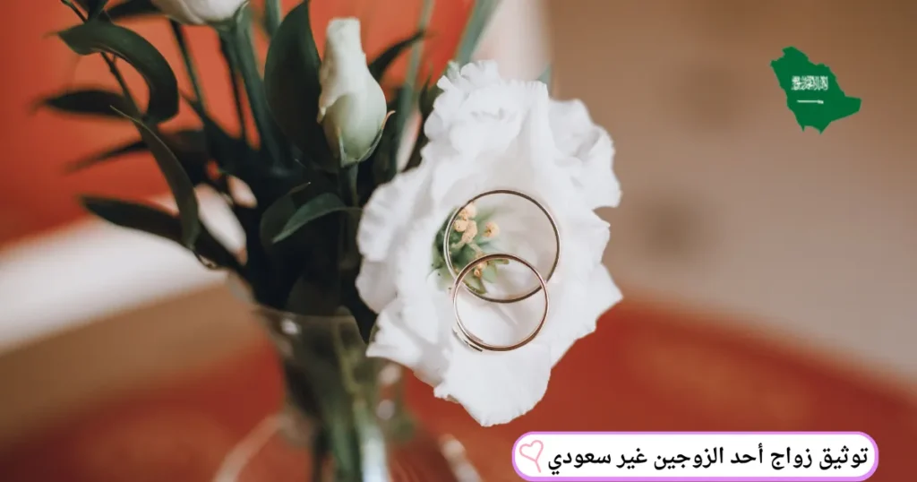 توثيق زواج أحد الزوجين غير سعودي